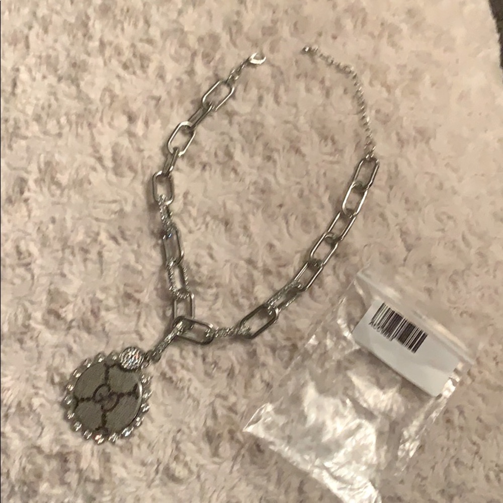 SOLD Upcycled Designer GG necklace SOLD